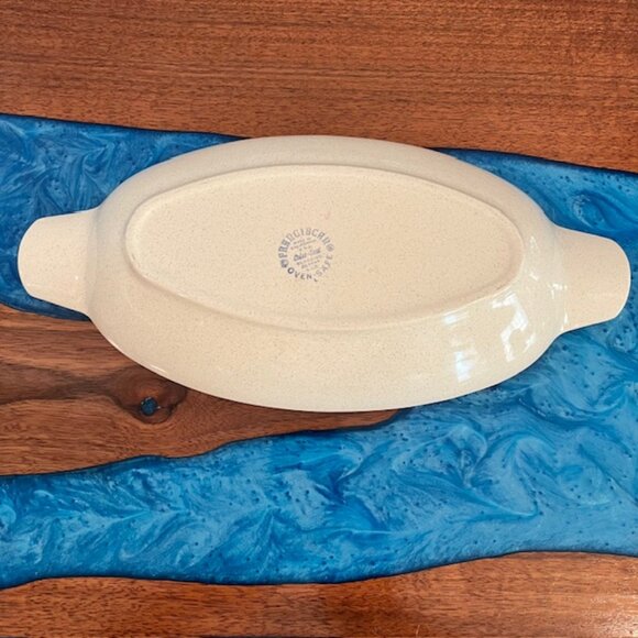 2 Pc Franciscan Autumn Leaves Divided Serving Dish & Oval Relish Tray - Picture 5 of 10